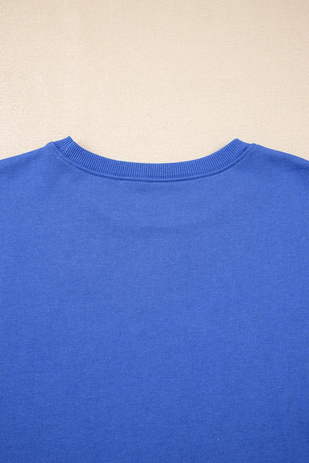 Sky Blue Varsity Sleeve Contrast Shift Sweatshirt Dress Dear-Lover Dropshipping